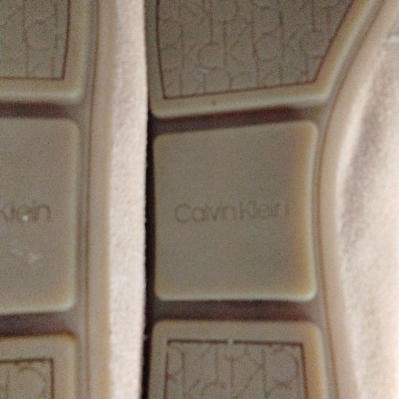 Calvin Klein Tan Suede Loafers Flats Size 8 - Picture 8 of 9